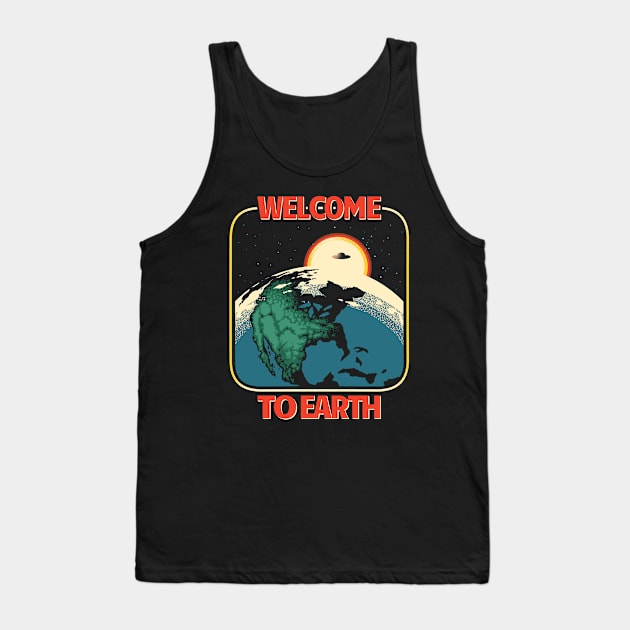 Welcome to Earth Tank Top by metalsan